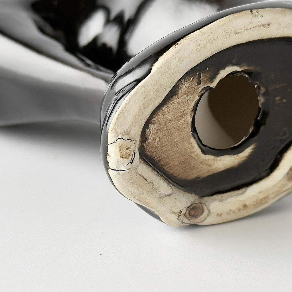 英国ヴィンテージ 黒猫のフィギュリン