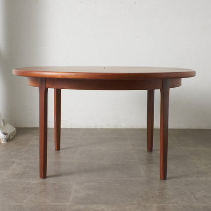 英国ヴィンテージ エクステンション ラウンドダイニングテーブル