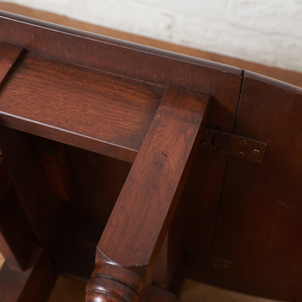 アンティーク ドロップリーフ ゲートレッグテーブル