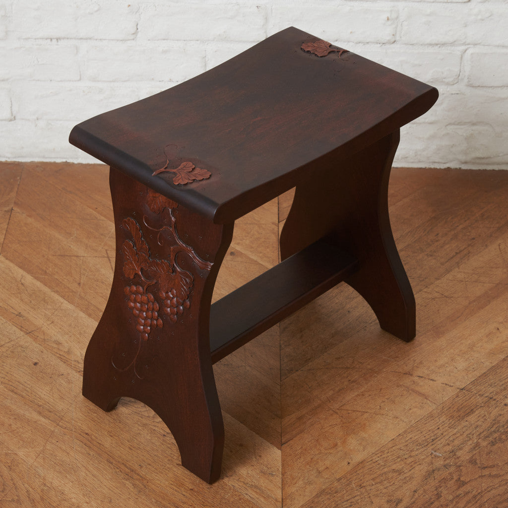 葡萄彫刻 スツール