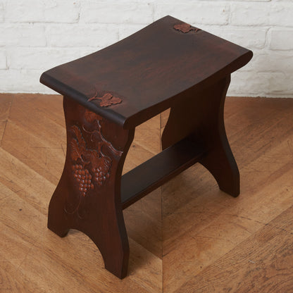 葡萄彫刻 スツール