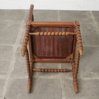 英国アンティーク ボビンフレームコーナーチェア