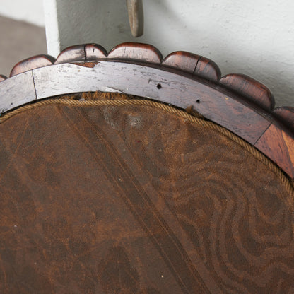 英国ヴィンテージ ローズウッド材 ウォールミラー