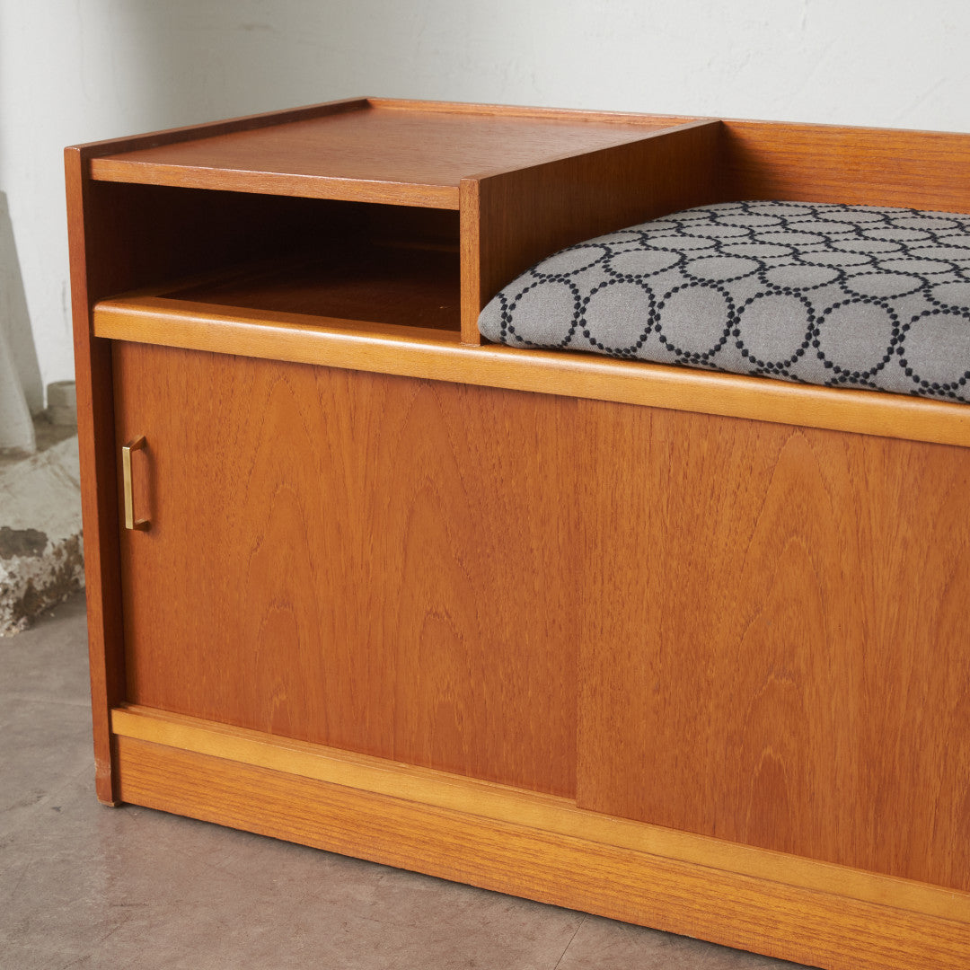 ヴィンテージ テレフォンベンチ / 張替済