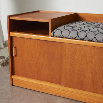 ヴィンテージ テレフォンベンチ / 張替済