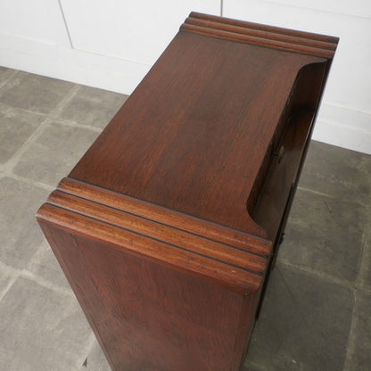 英国アンティーク アールデコ様式キャビネット