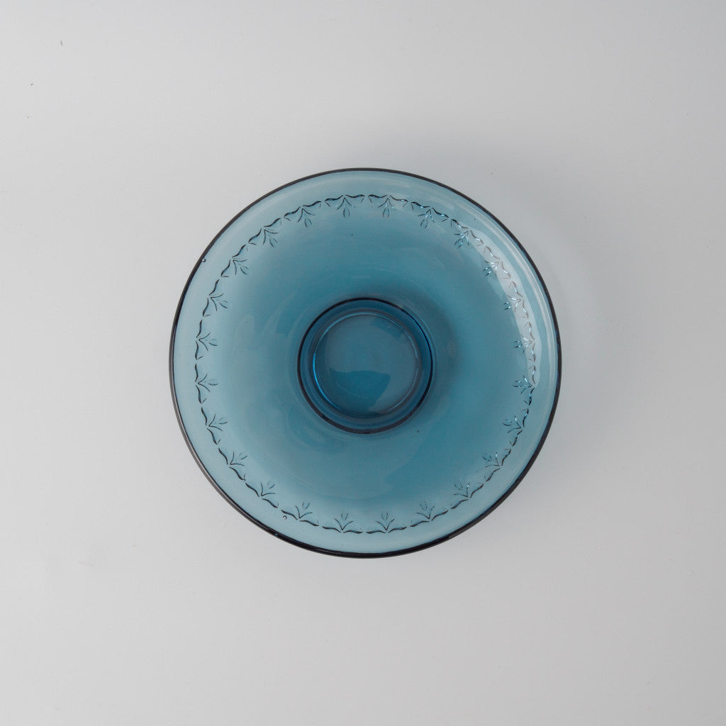 ガラス カップ&ソーサー FIORE ブルー