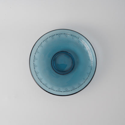 ガラス カップ&ソーサー FIORE ブルー