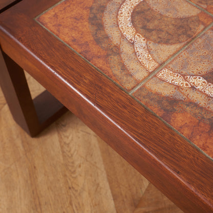 デンマークヴィンテージ タイルトップ コーヒーテーブル