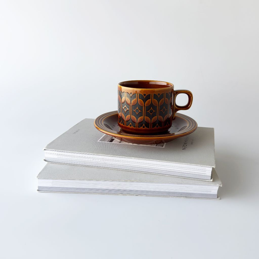 HEIRLOOM エアルーム カップ&ソーサー Autumn brown