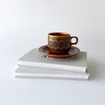 HEIRLOOM エアルーム カップ&ソーサー Autumn brown