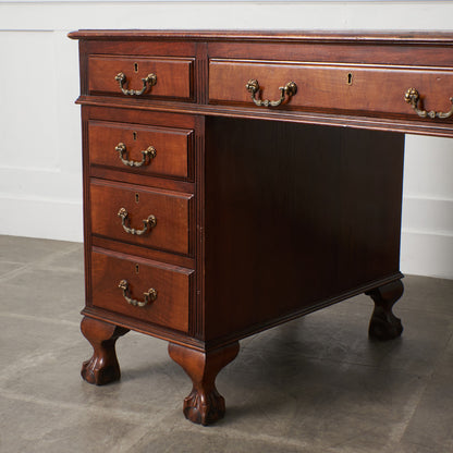 西欧アンティーク 両袖デスク