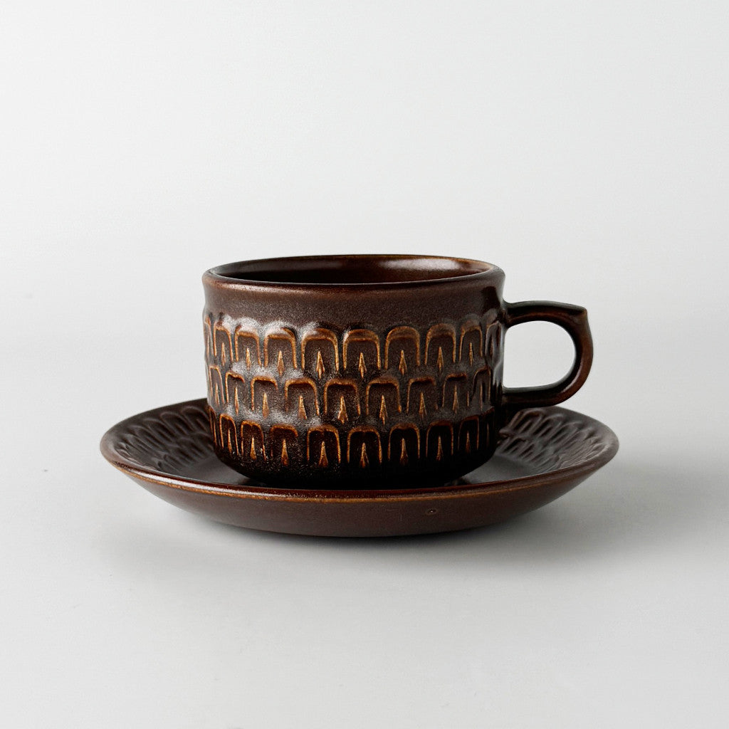 Pennine ペンニン カップ＆ソーサー ブラウン