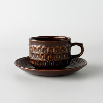 Pennine ペンニン カップ＆ソーサー ブラウン