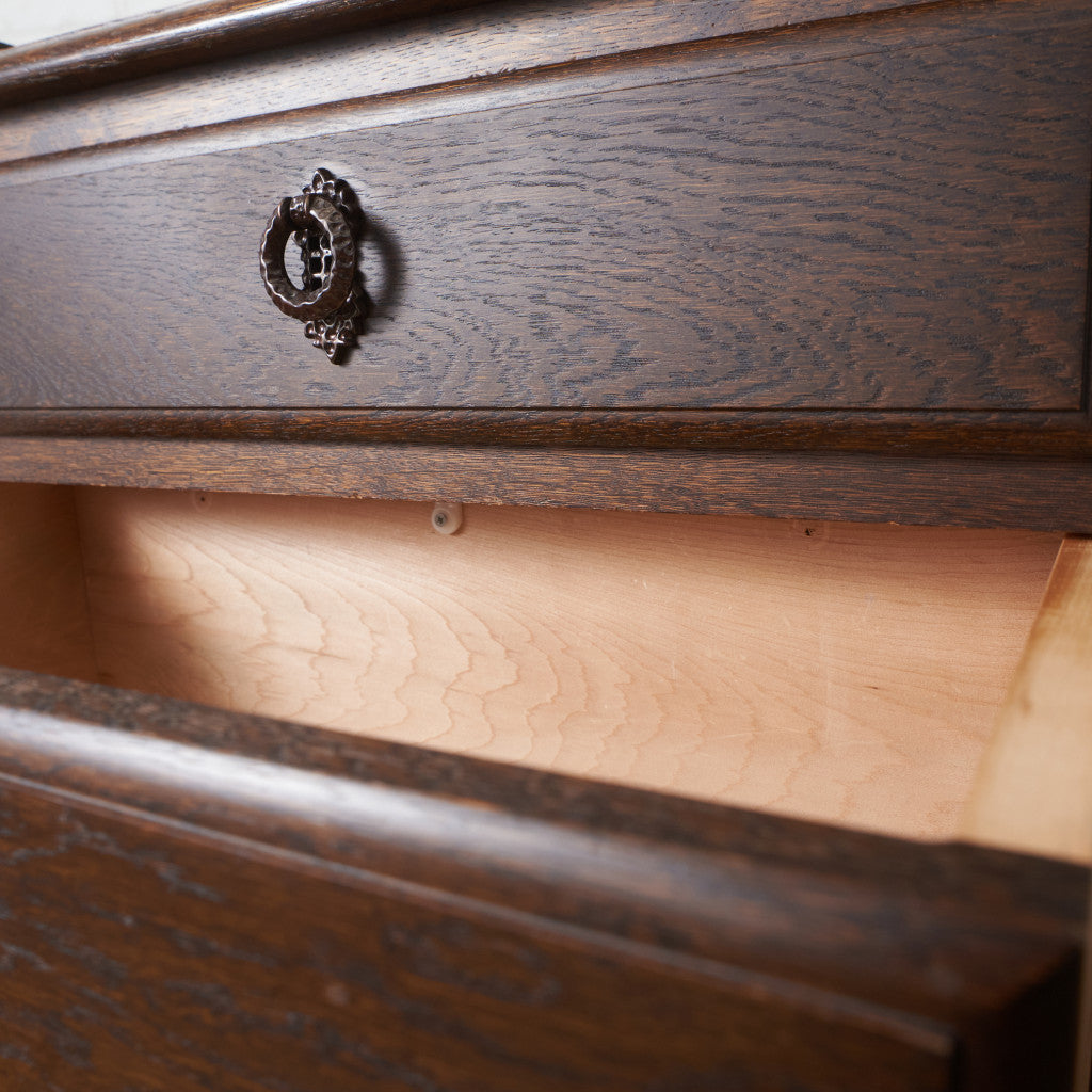 クラシック オーク材 サイドキャビネット