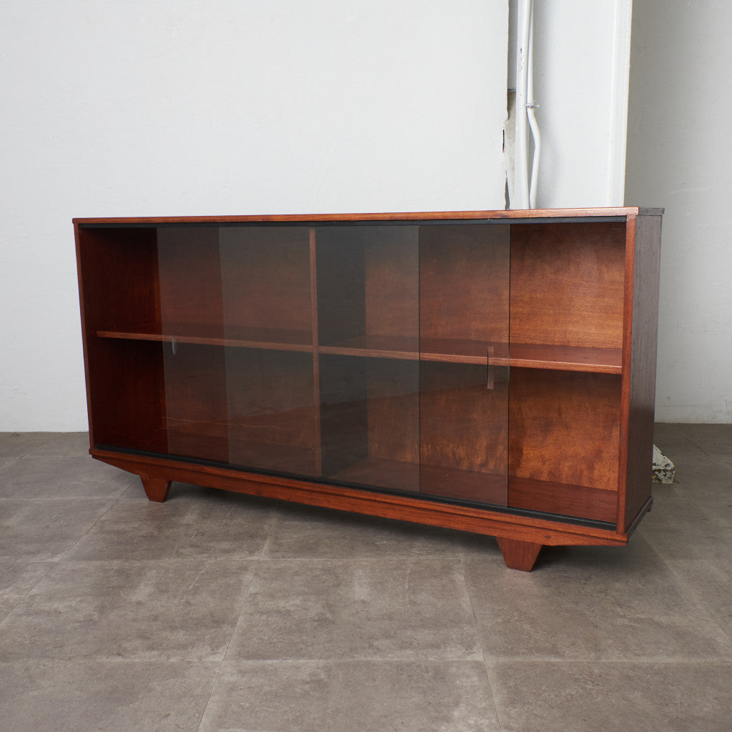 英国ヴィンテージ ナローブックケース