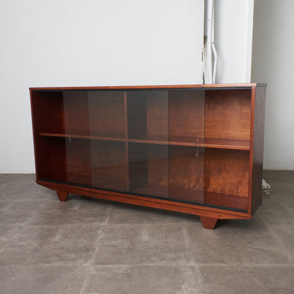 英国ヴィンテージ ナローブックケース