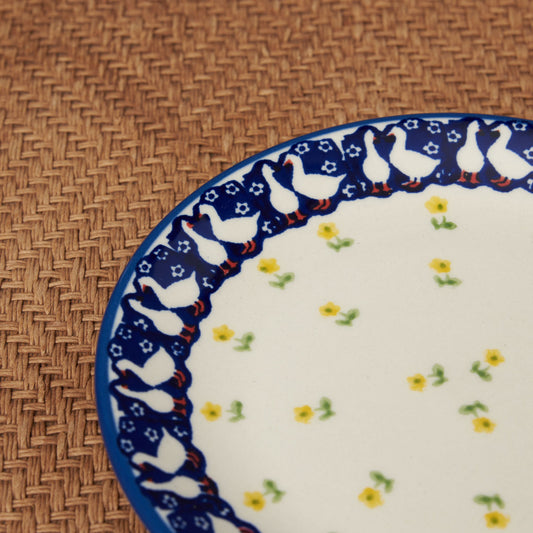 ポーリッシュポタリー プレート アヒル 17cm