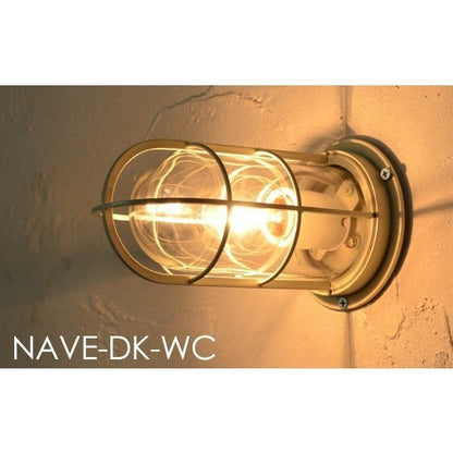 NAVE-DK-WC デッキライト ホワイト クリアガラス