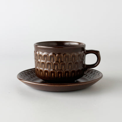 Pennine ペンニン カップ＆ソーサー ブラウン