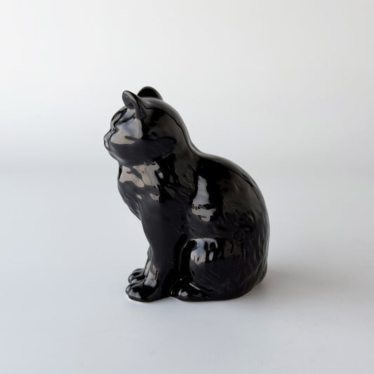 英国ヴィンテージ 黒猫のオブジェ