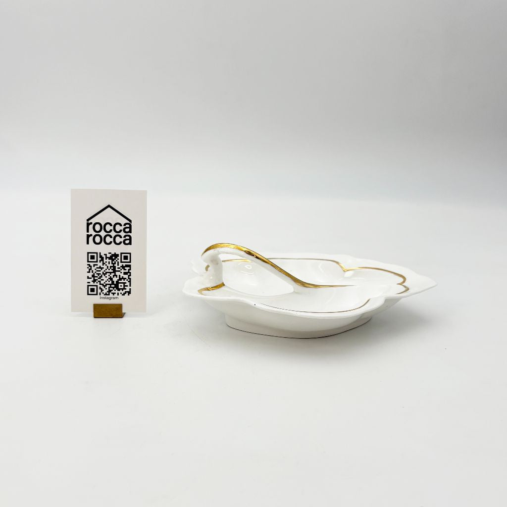 英国ヴィンテージ リーフ プレート