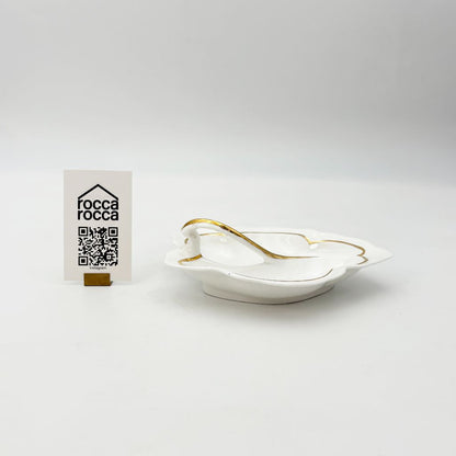 英国ヴィンテージ リーフ プレート