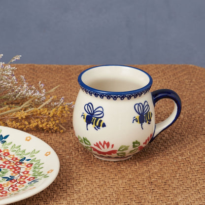 ポーリッシュポタリー マグカップ 蜜蜂