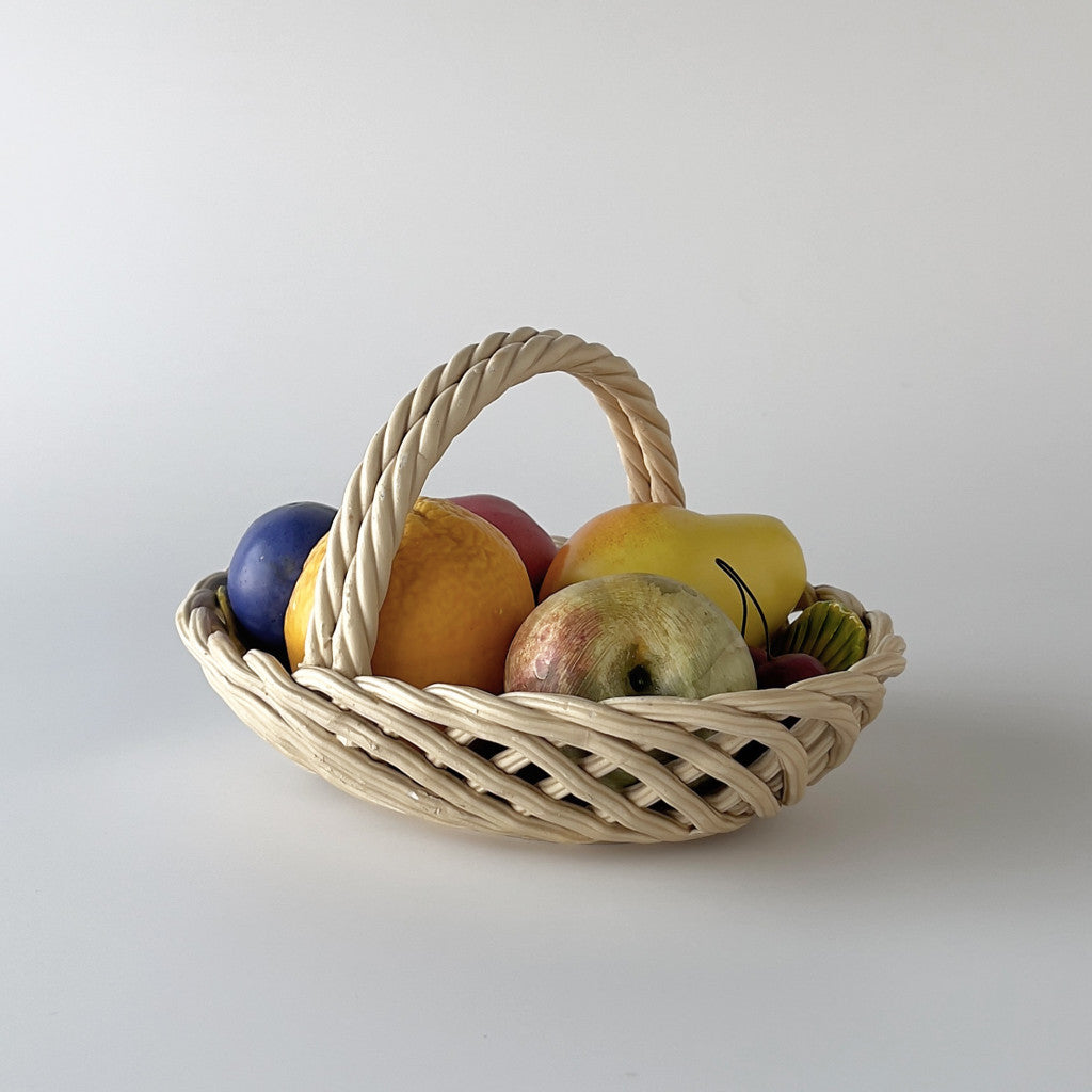 ヴィンテージ セラミック フルーツバスケット