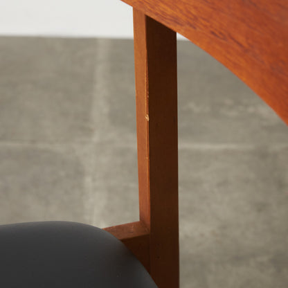 英国ヴィンテージ ダイニングチェア / 張替済