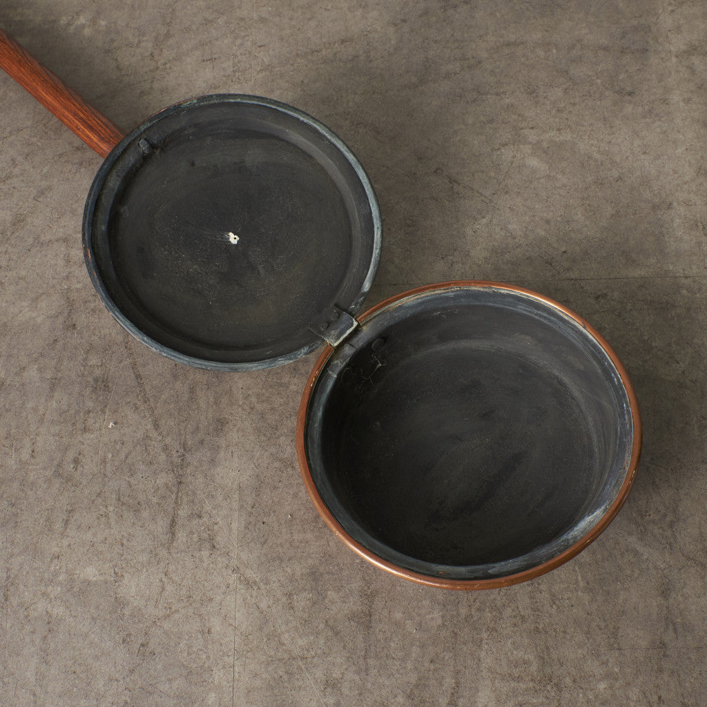 英国アンティーク 銅製 ベッドウォーミングパン