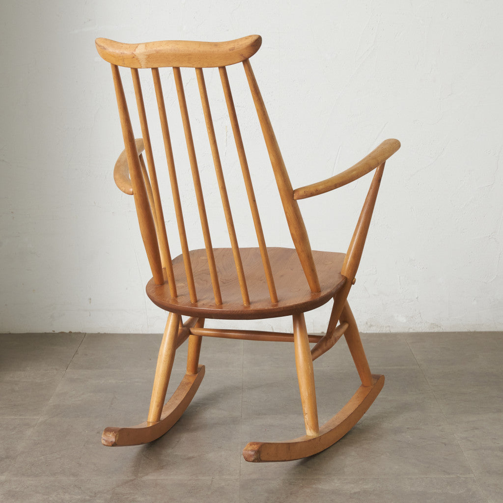 ERCOL アーコール ゴールドスミス チェア vintage 椅子 アーコールのゴールドスミスチェア（カスタード色）(ear-1-a