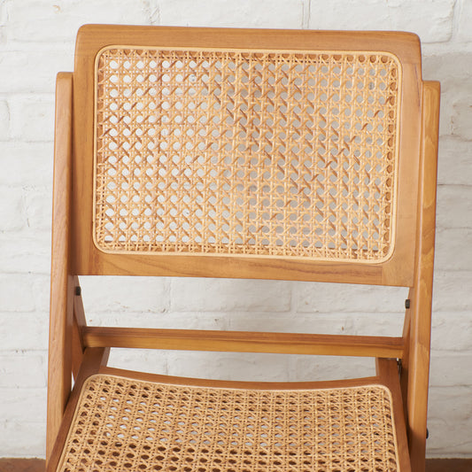 ラタン編み フォールディングチェア