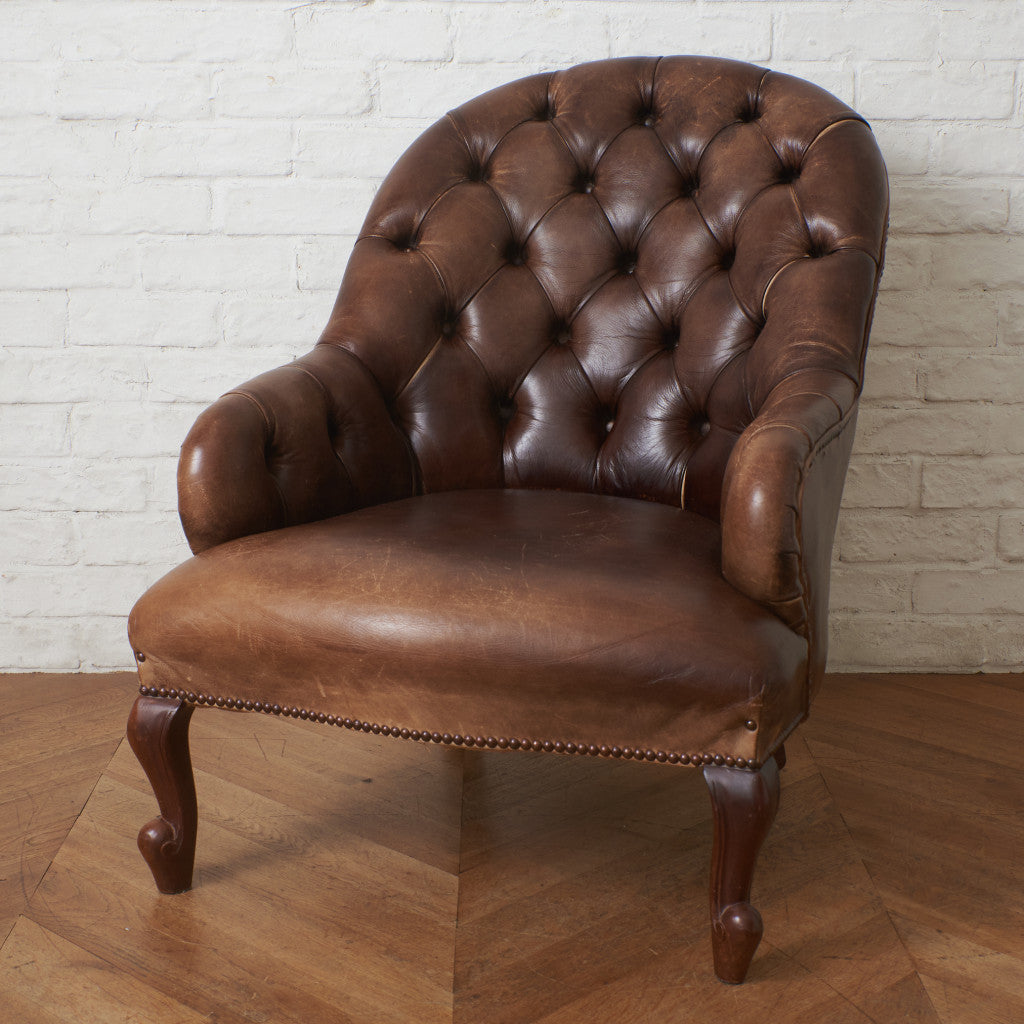 アンティーク チェスターフィールド クラブチェア