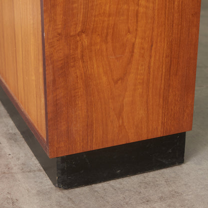 英国ヴィンテージ ナローガラスキャビネット