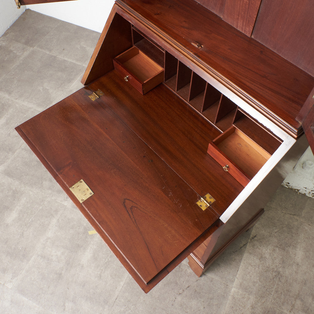 英国アンティーク エドワーディアン様式 ビューローブックケース