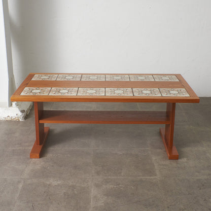 ヴィンテージ タイルトップ コーヒーテーブル