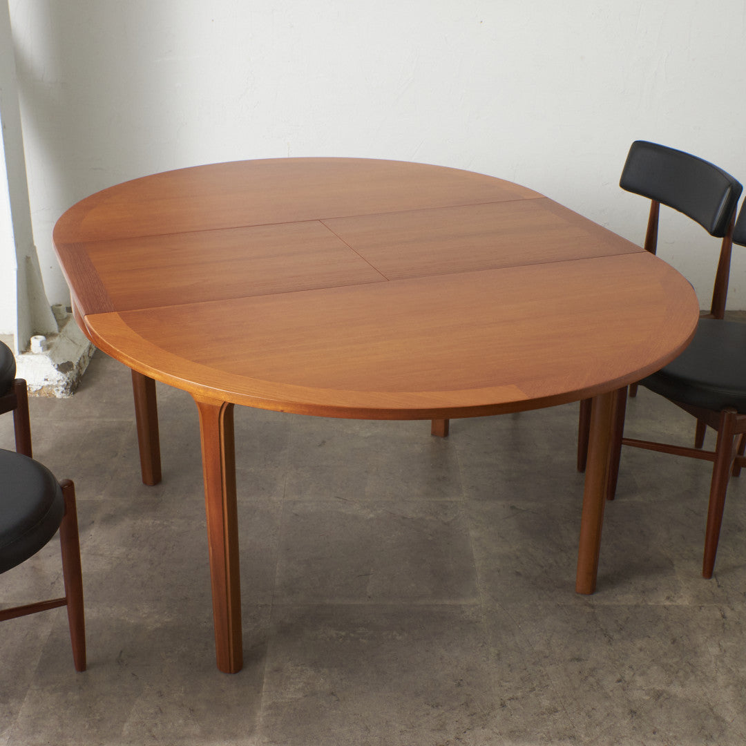 エクステンション ラウンド ダイニングテーブル