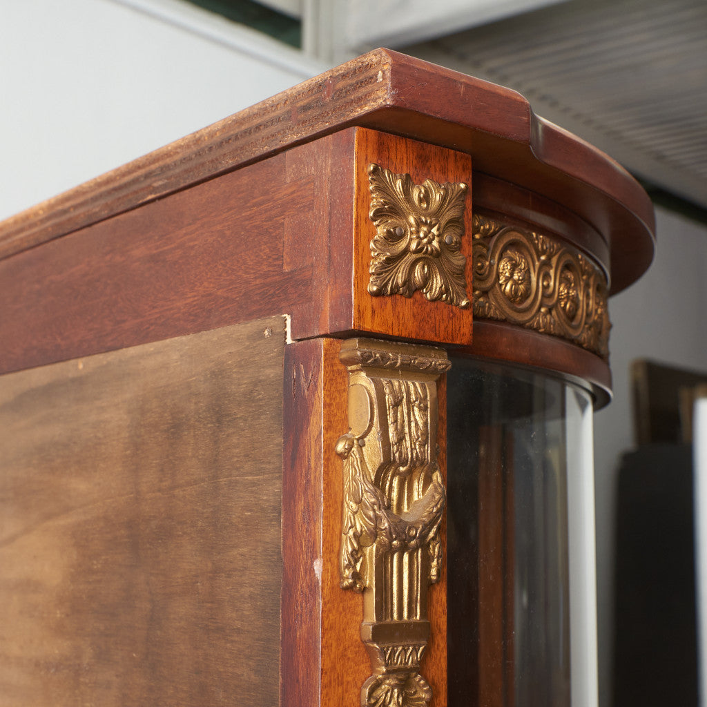 クラシック ガラスキャビネット