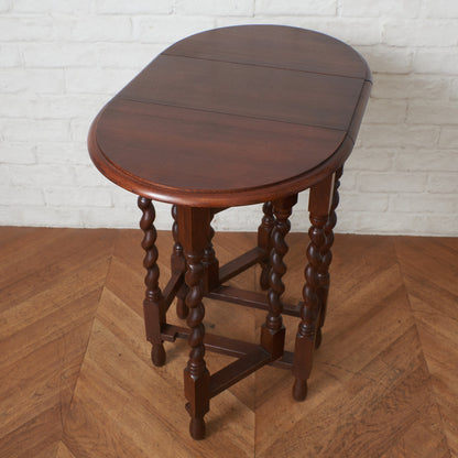 アンティーク ドロップリーフ ゲートレッグテーブル