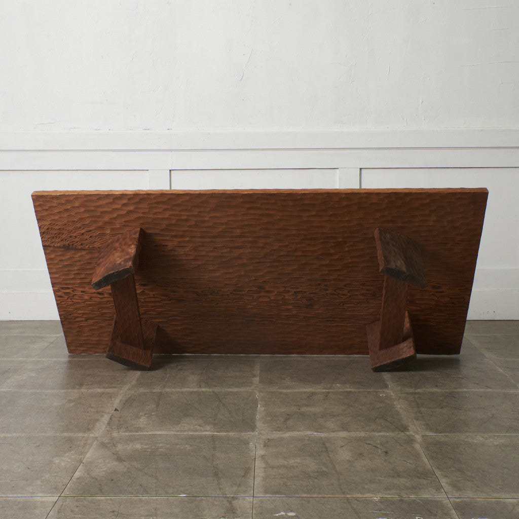 なぐり加工 座卓