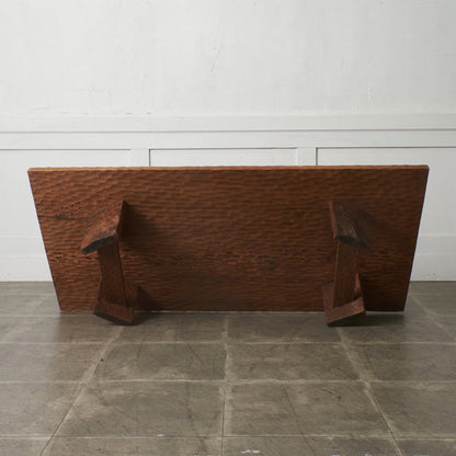 なぐり加工 座卓