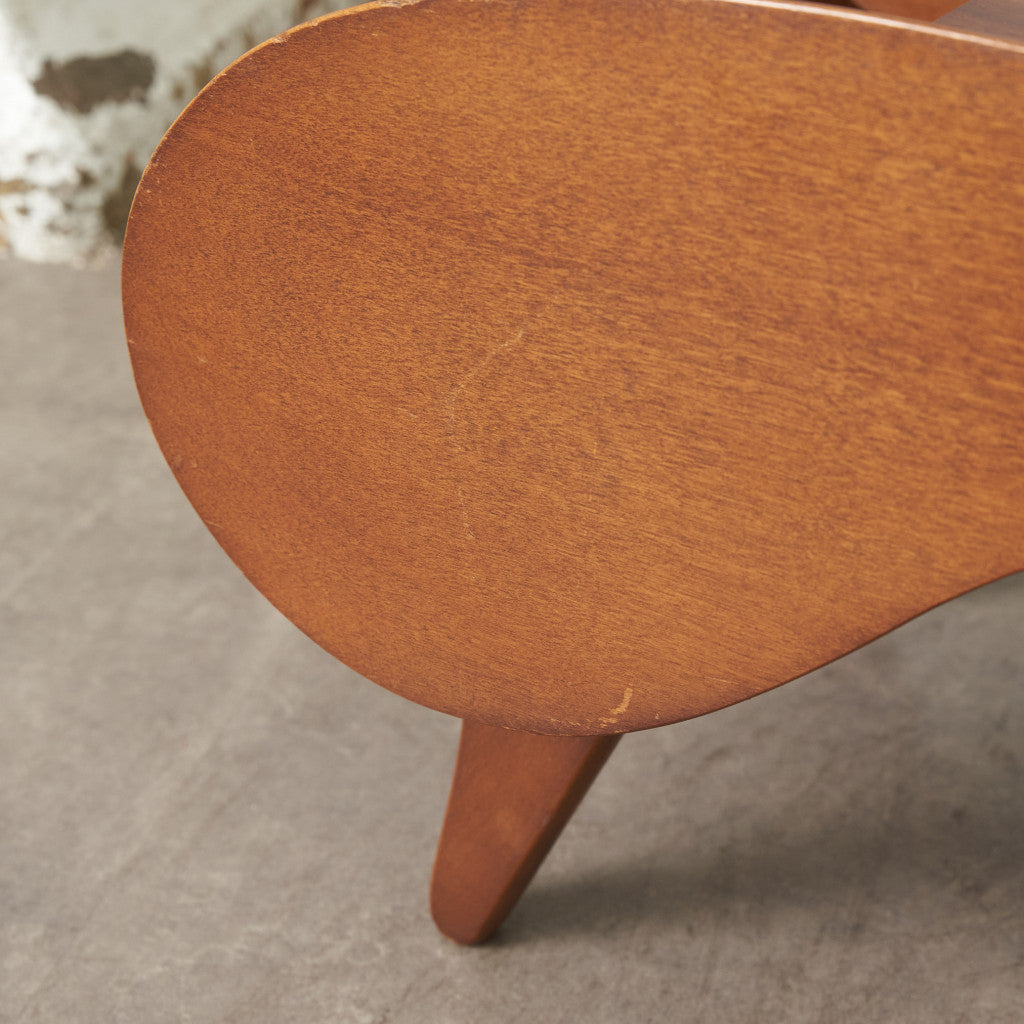 ヴィンテージ サイドテーブル / マガジンラック付き