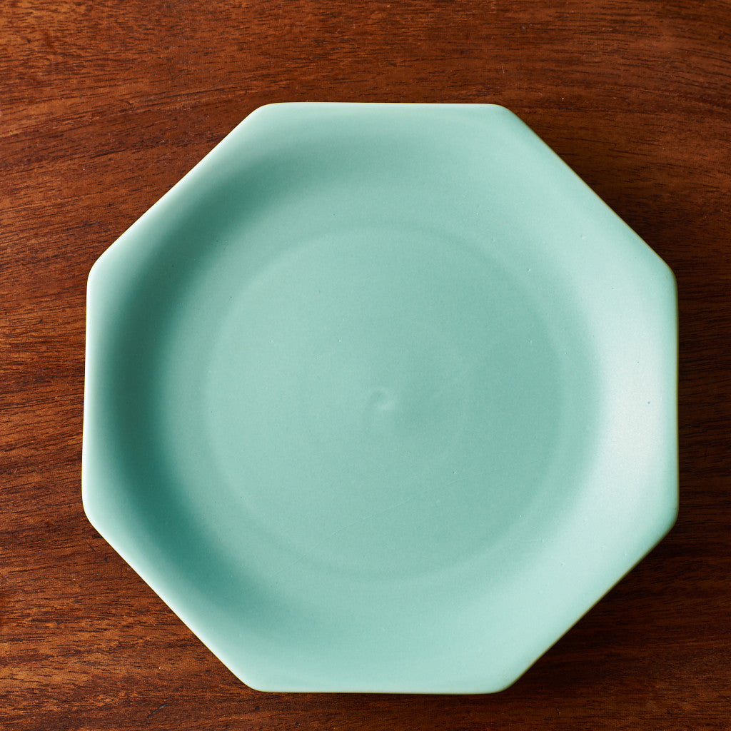 meimei プレート 16.5mm 青磁ブルー