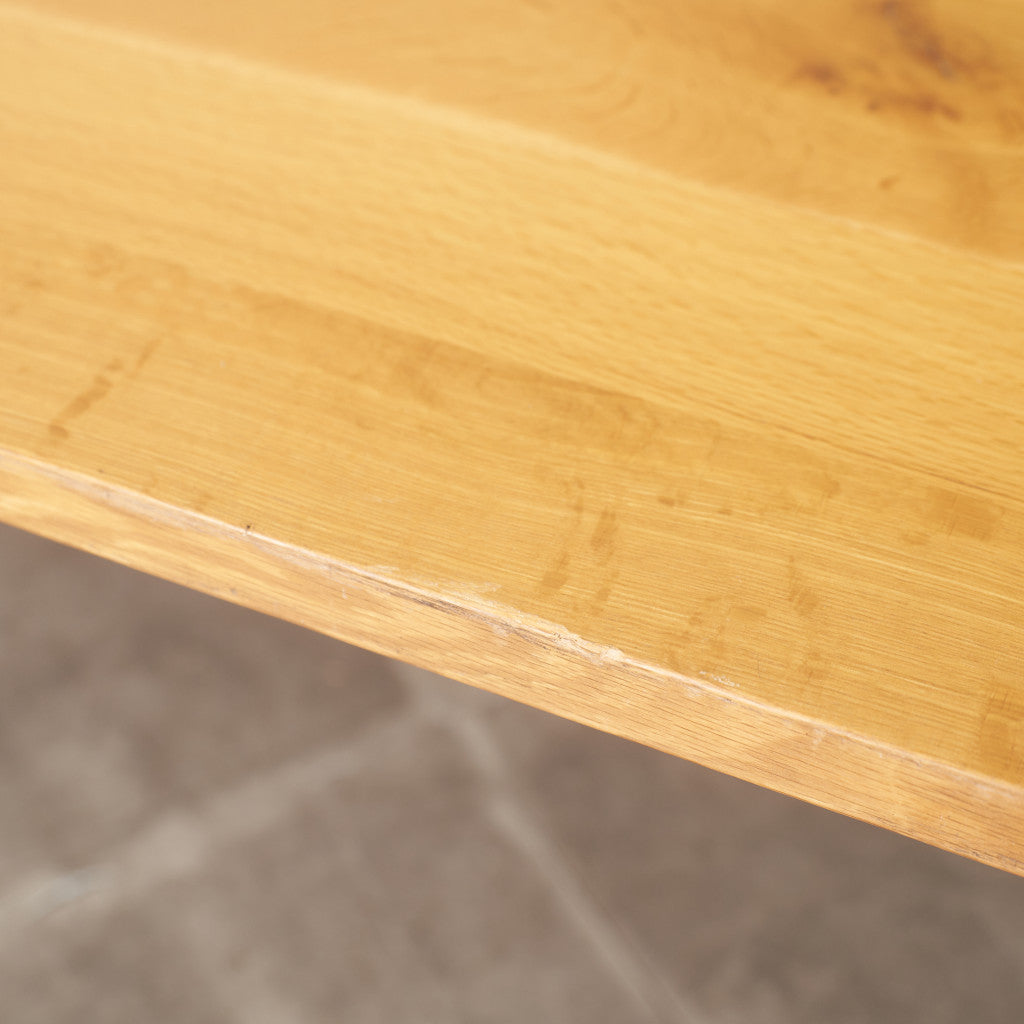 オーク無垢材 Xフレーム ダイニングテーブル