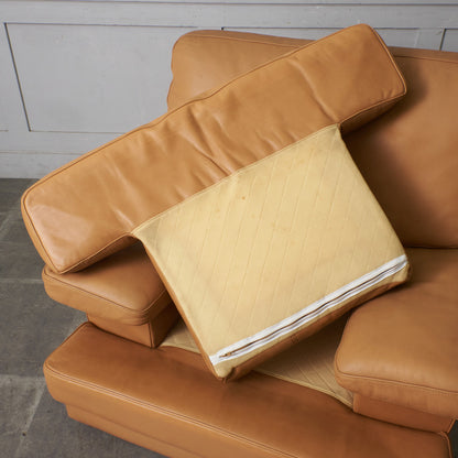 本革張り 1人掛けソファ