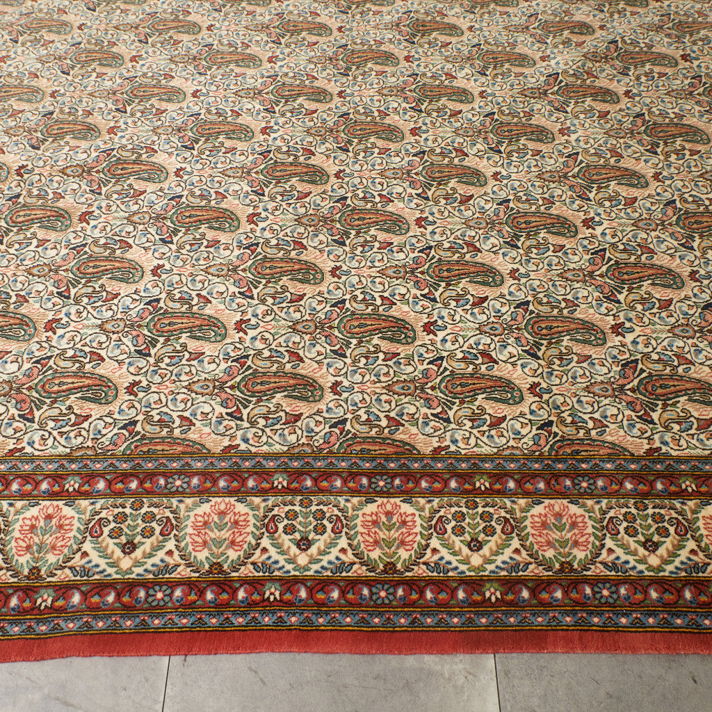 ウール製 手織り 絨毯