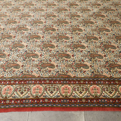 ウール製 手織り 絨毯