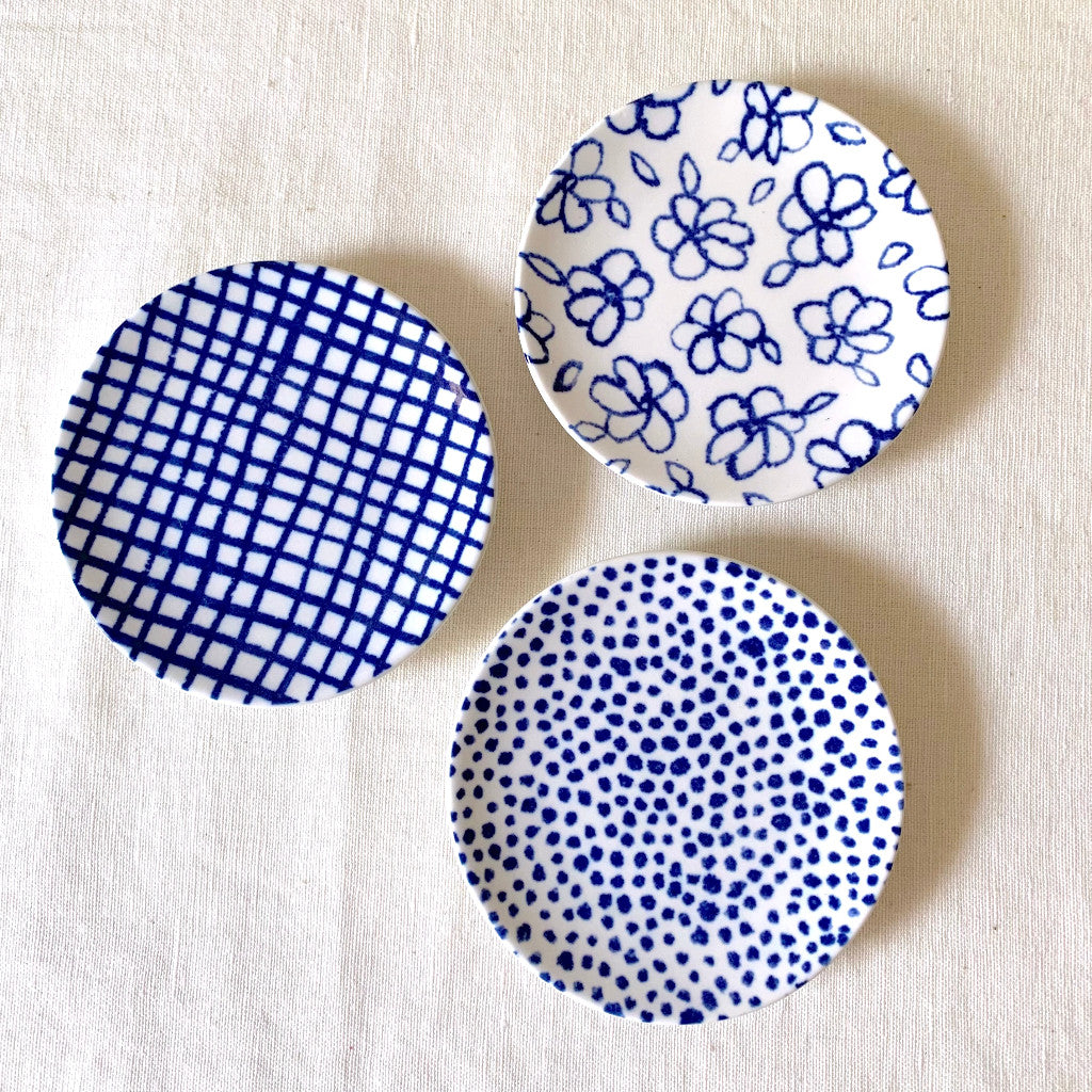 3点セット マリアンヌハルバーグ 瀬戸焼 豆皿