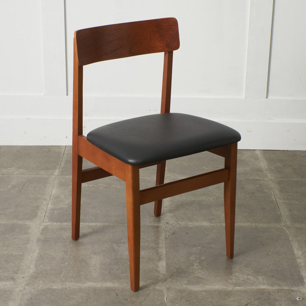 英国ヴィンテージ ダイニングチェア / 張替済